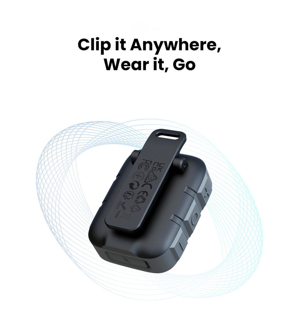 Wearable Bluetooth Speakers IP67 Waterproof Clip On Small Speaker M82388