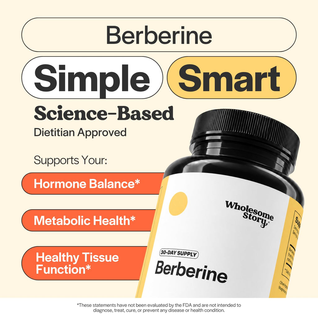 Berberine Supplement 1500mg 90 Capsules R174106