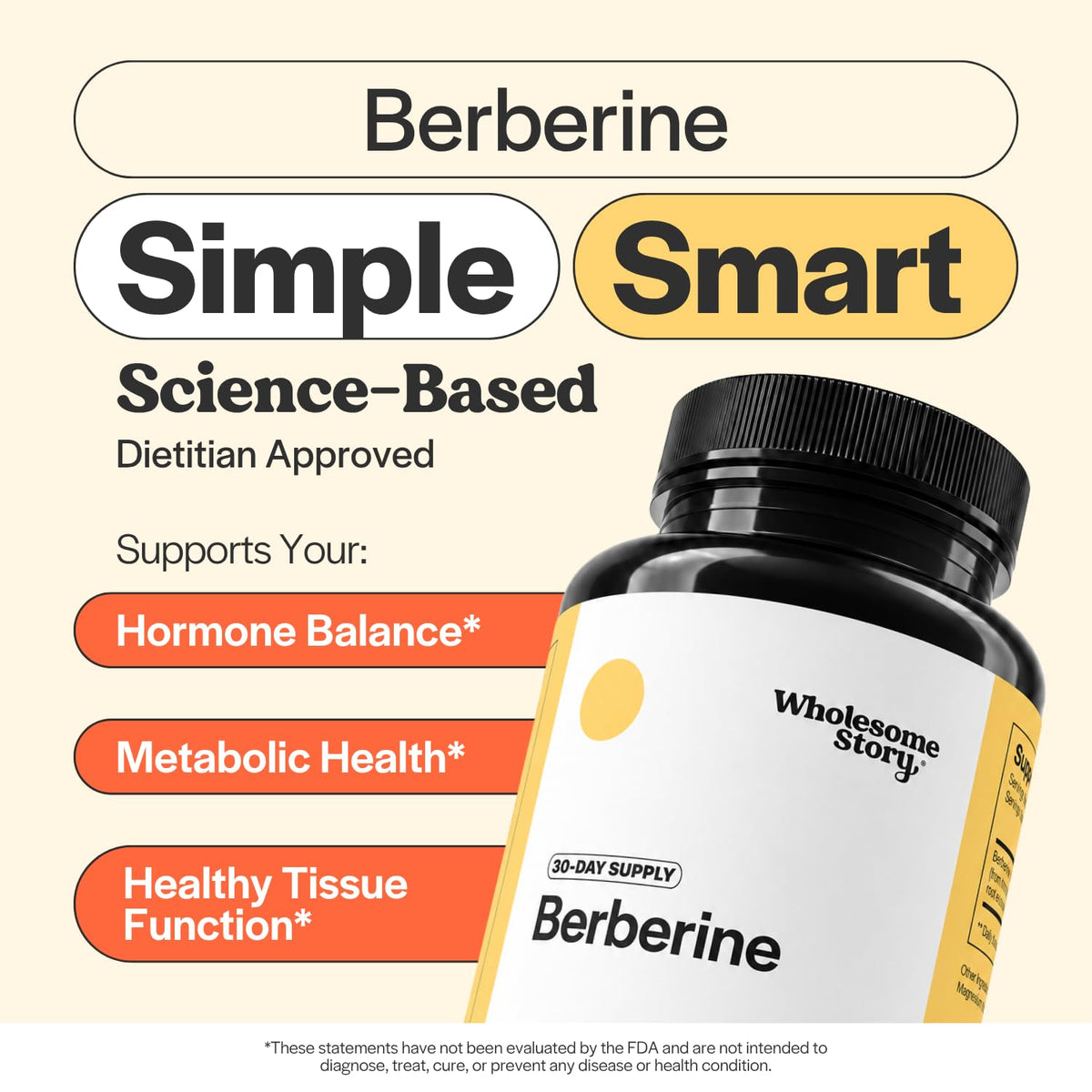 Berberine Supplement 1500mg 90 Capsules R174106