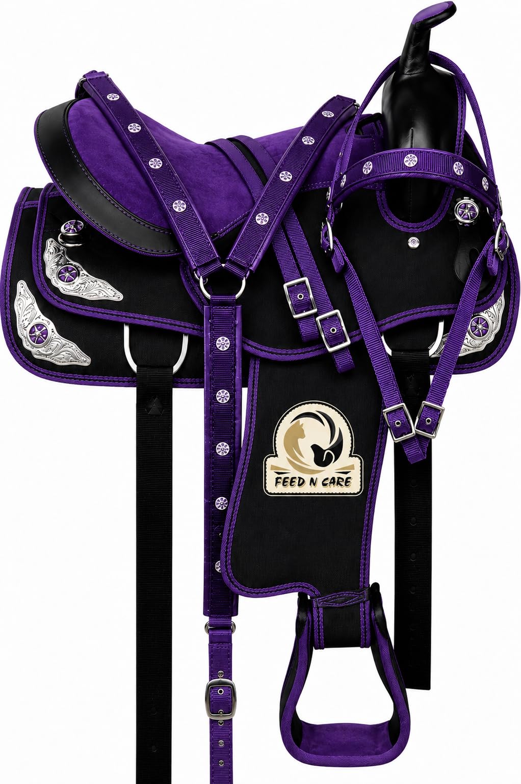 Lightweight Synthetic Horse Saddle X51715