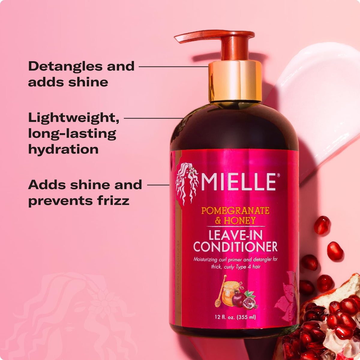 Pomegranate & Honey Leave-In Conditioner, 12 Fl Oz D776466