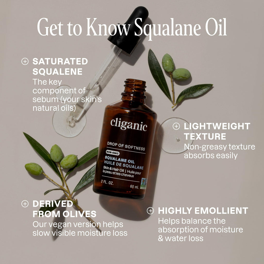 Pure Squalane Oil for Skin & Hair 1oz X420