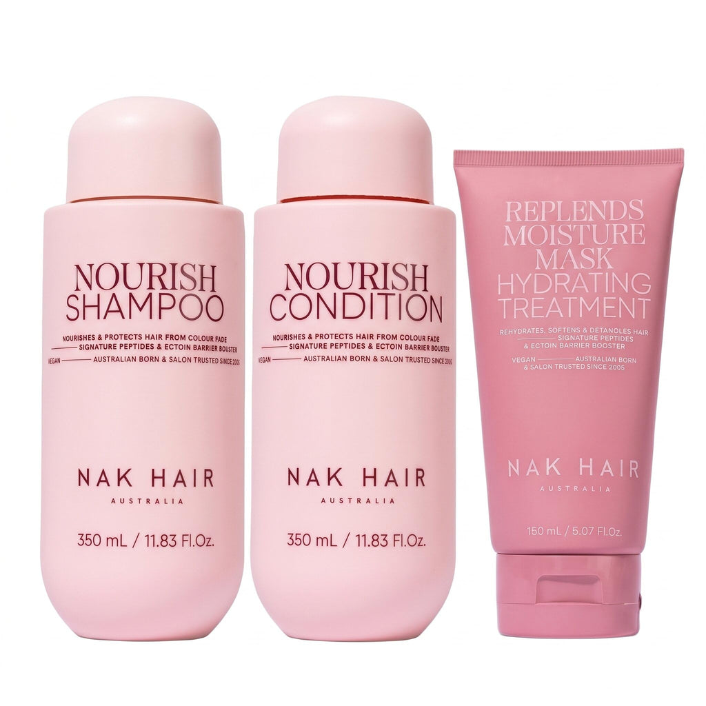 Shampoo, Conditioner & Hair Mask Set with Coconut Oil W858