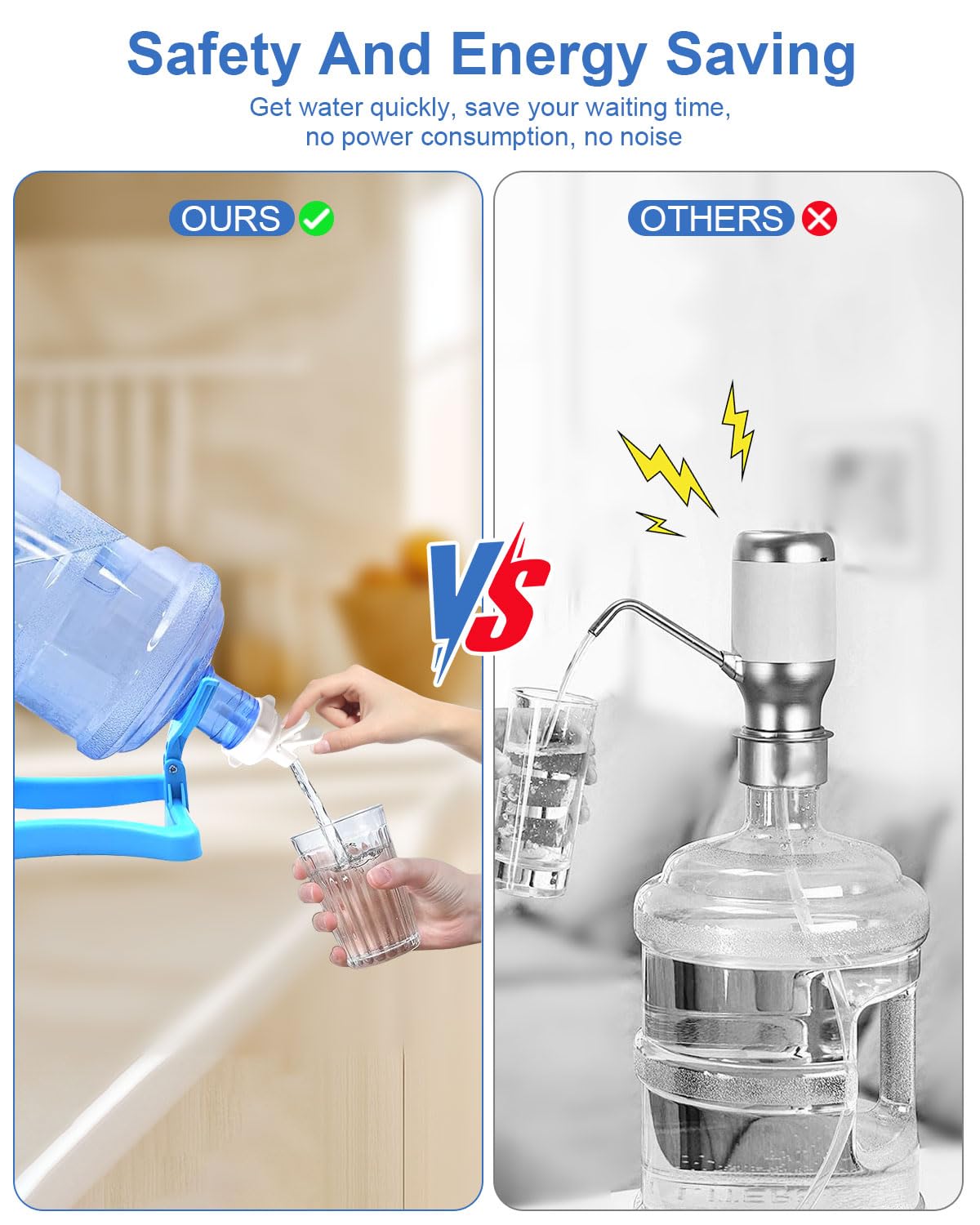 Folding Water Jug Holder with 2 Valves D479