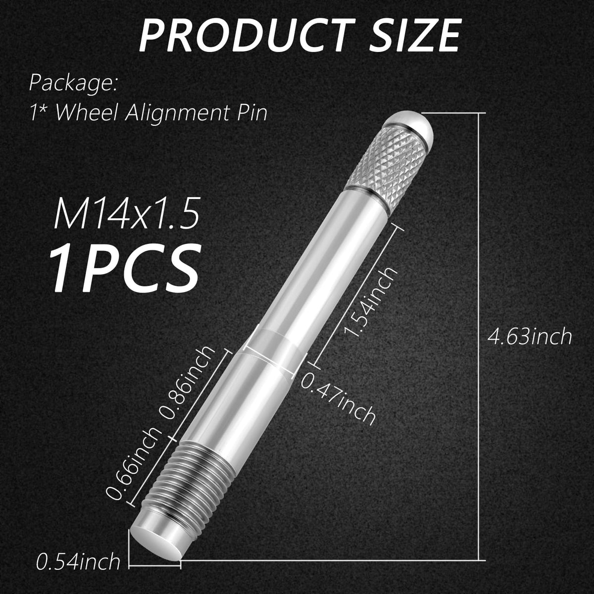 M14x1.5 Stainless Steel Wheel Alignment Pin Q721