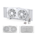 9" Twin Window Fan with Remote Q19740