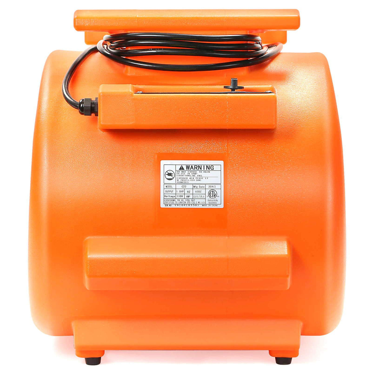 12pk 3 Speed 1 HP Stackable Air Mover Floor Fan A268