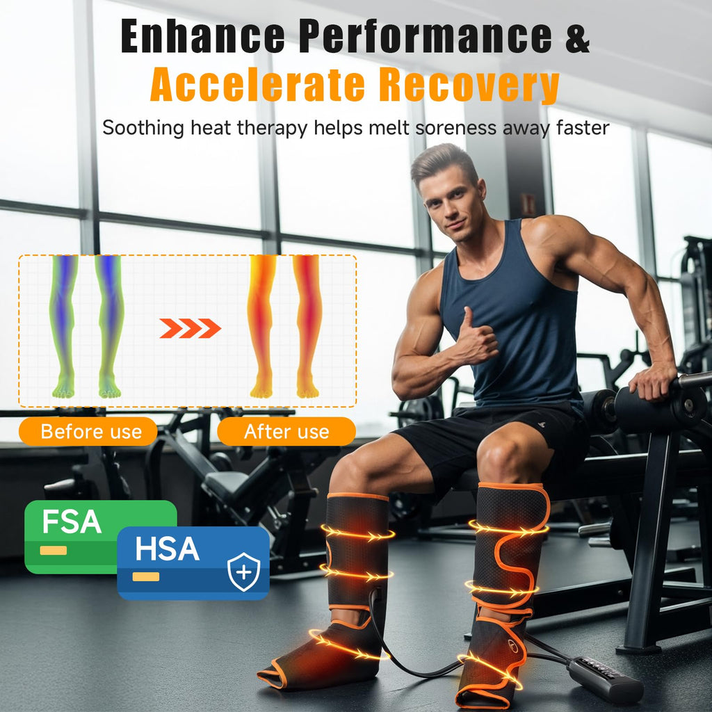 Leg Compression Massager with Heat Z924962