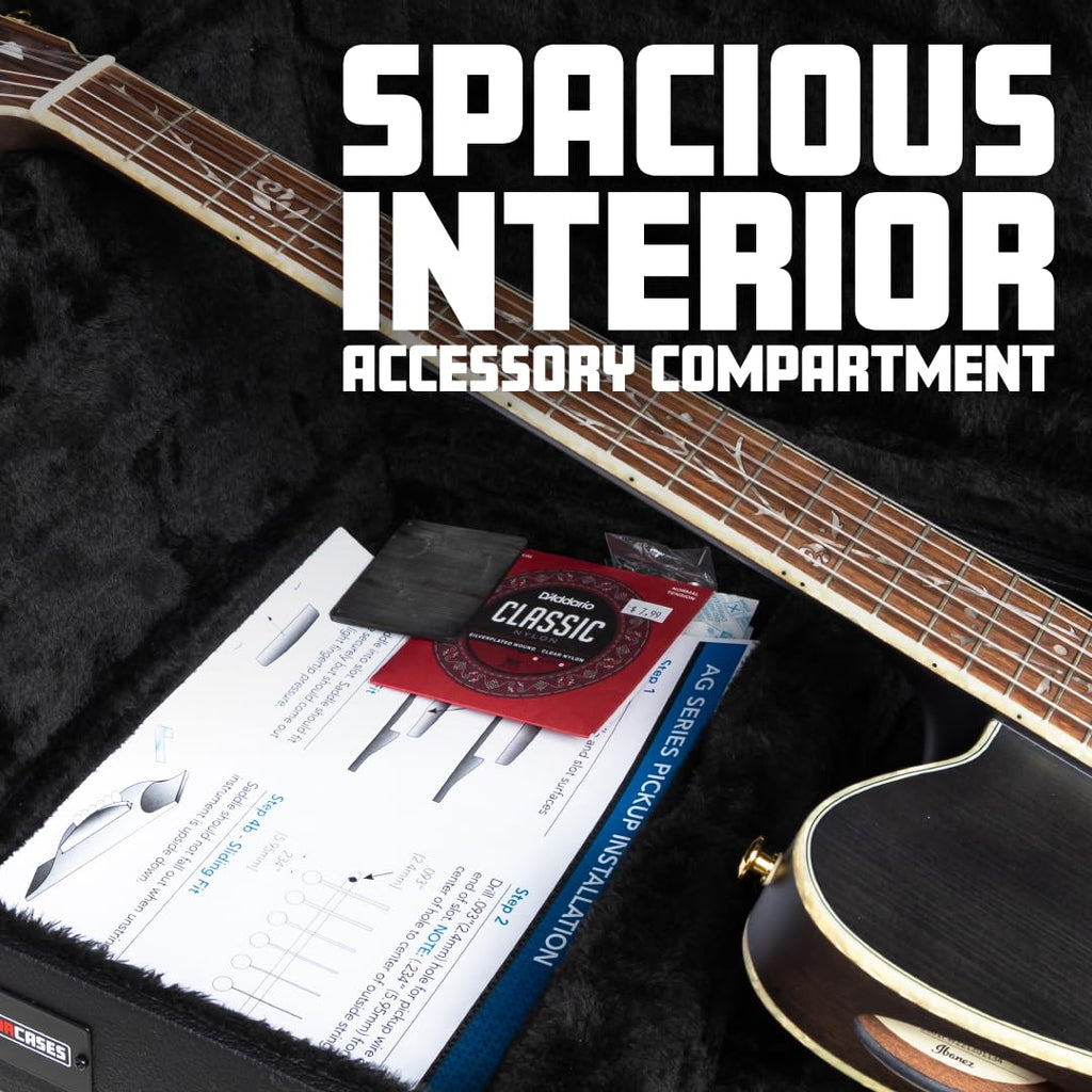 Hard-Shell Wood Case for Standard Electric Guitars F41463