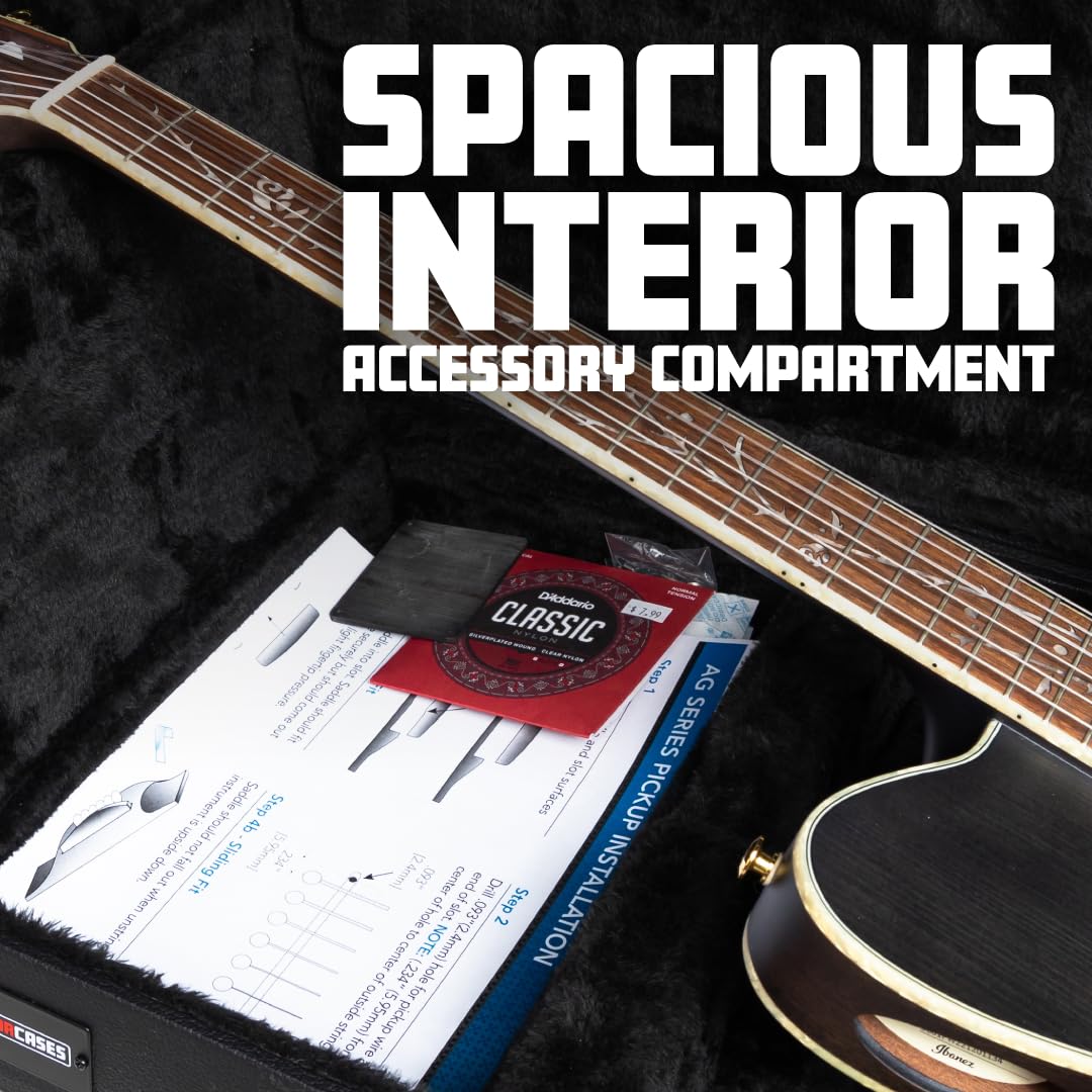 Hard-Shell Wood Case for Standard Electric Guitars F41463