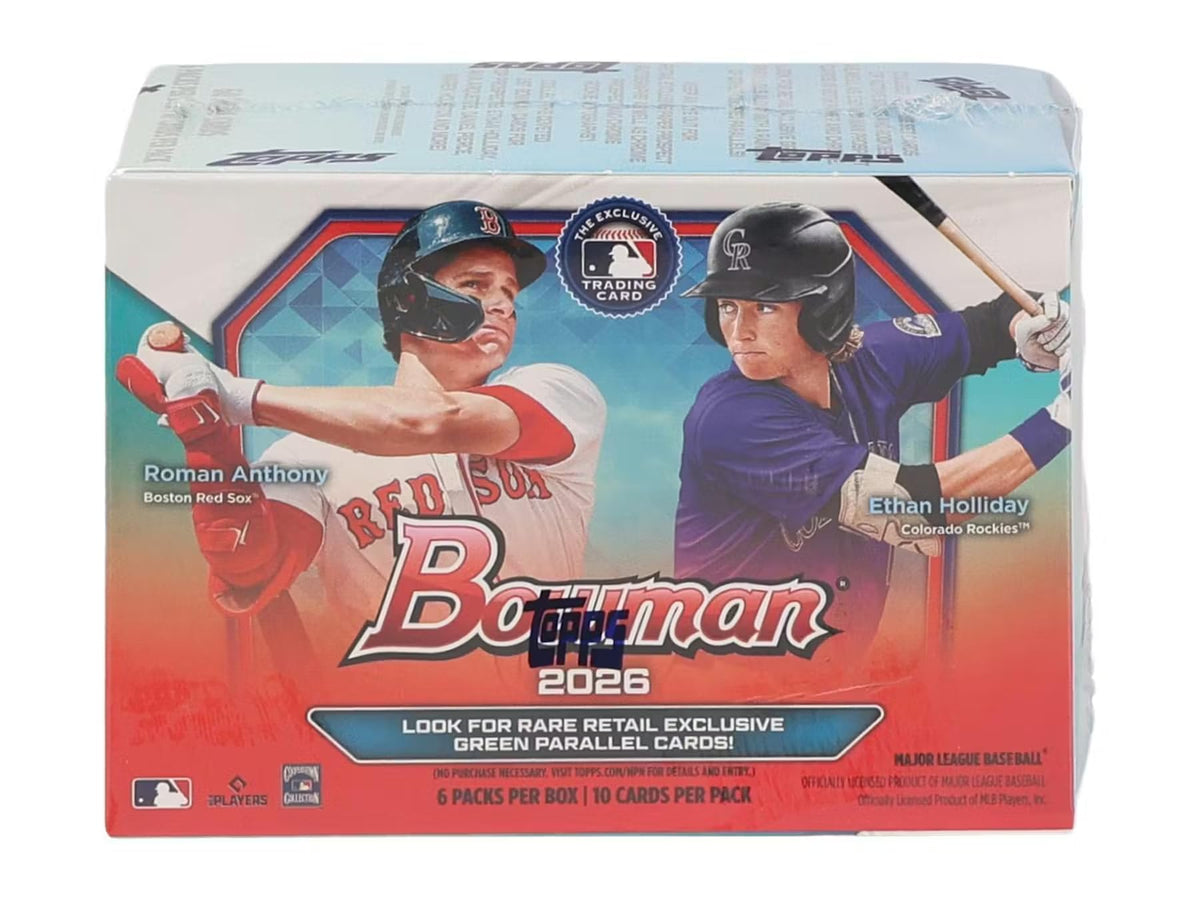 2026 Bowman Baseball Blaster Trading Card Box M23279