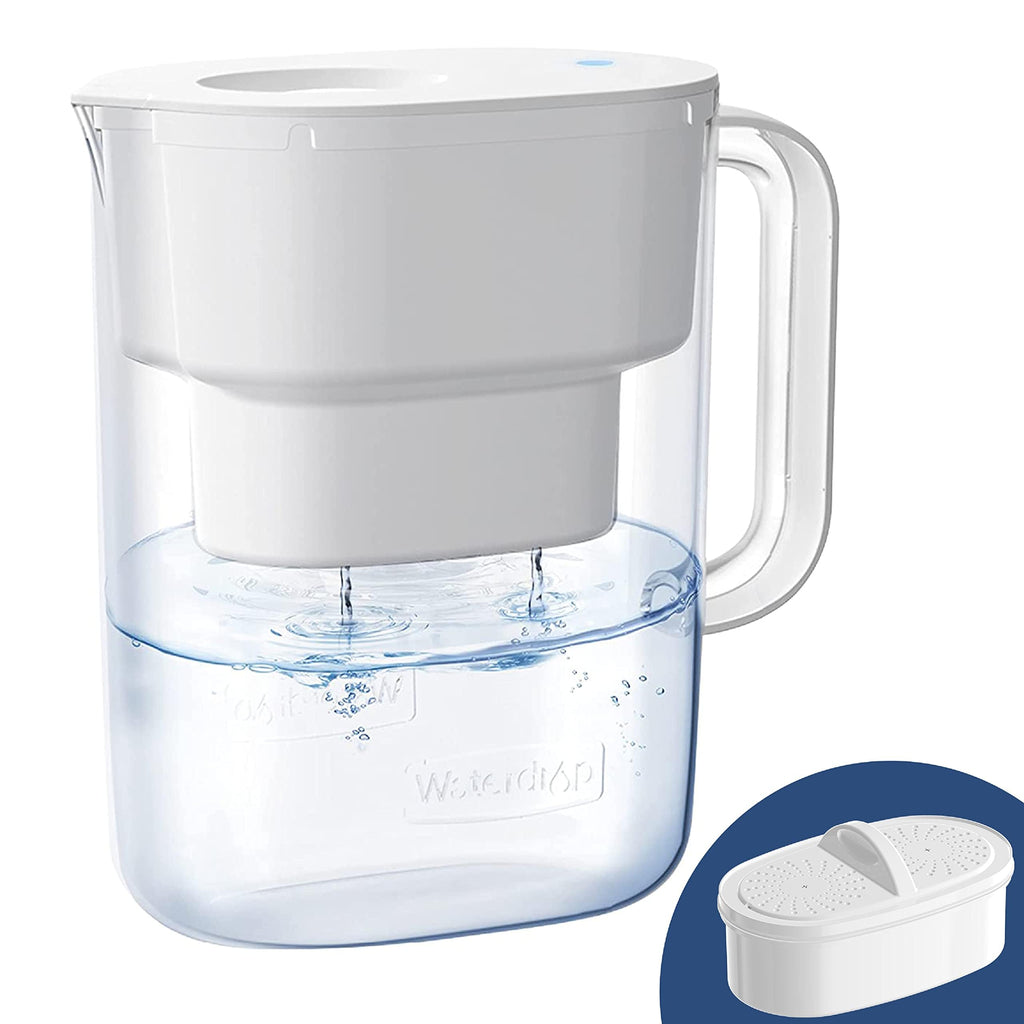 White 10-Cup Water Filter Pitcher H198407