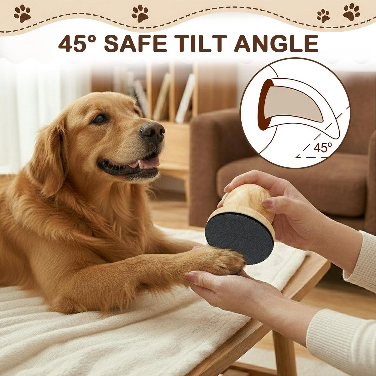 Dog Nail File Grinder Board with 4-Pack Replaceable Sandpaper Discs V907