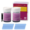 50 Test Sugar Test Strips with 50 Lancets Z381275