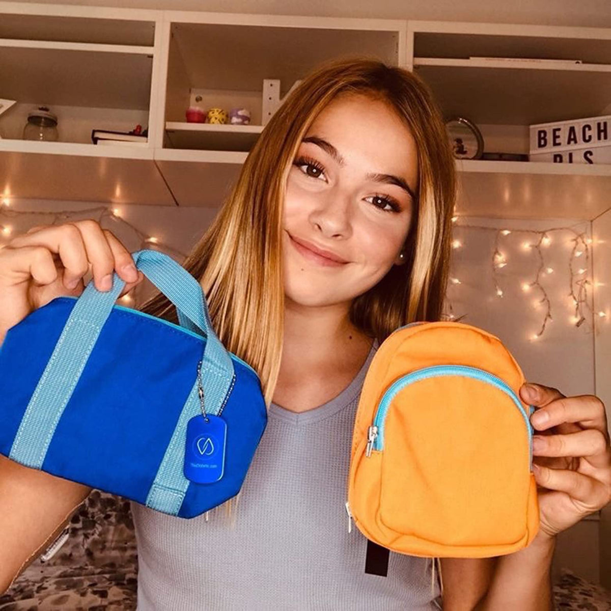 Orange Diabetic Supply Bag C712