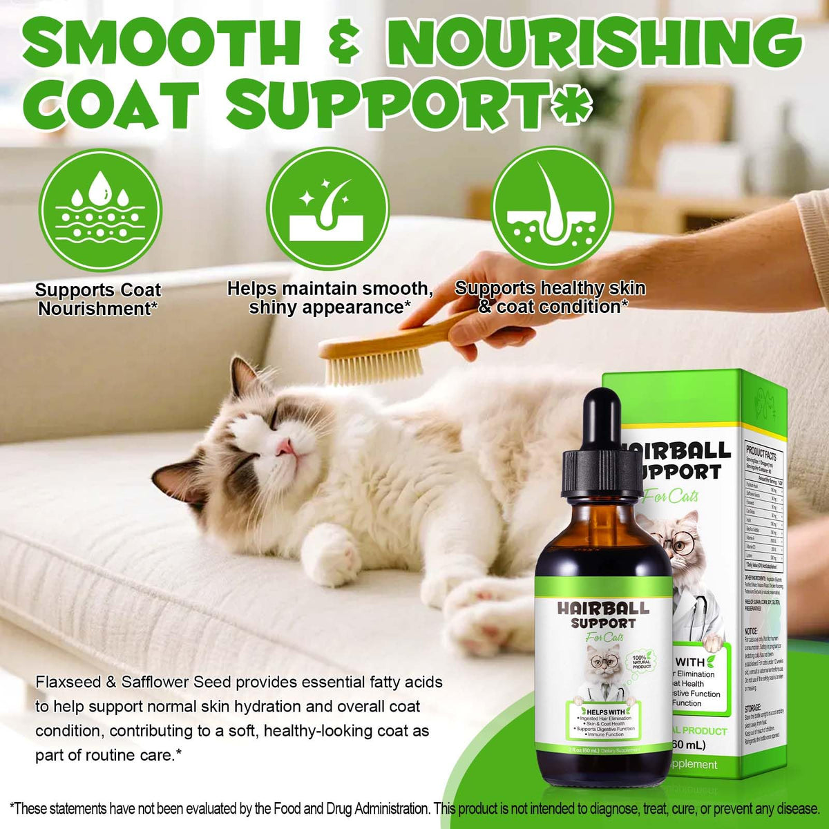 Chicken Flavor Hairball Treatment for Cats A12401