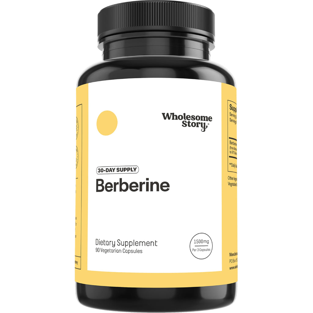 Berberine Supplement 1500mg 90 Capsules R174106