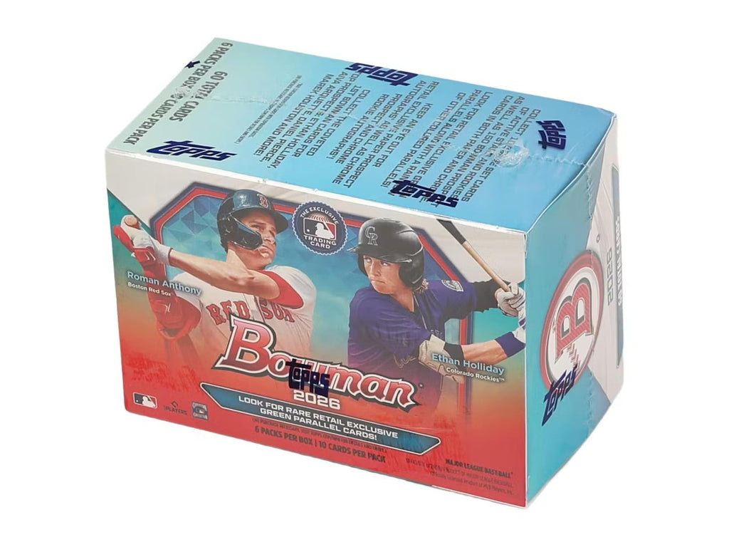 2026 Bowman Baseball Blaster Trading Card Box M23279