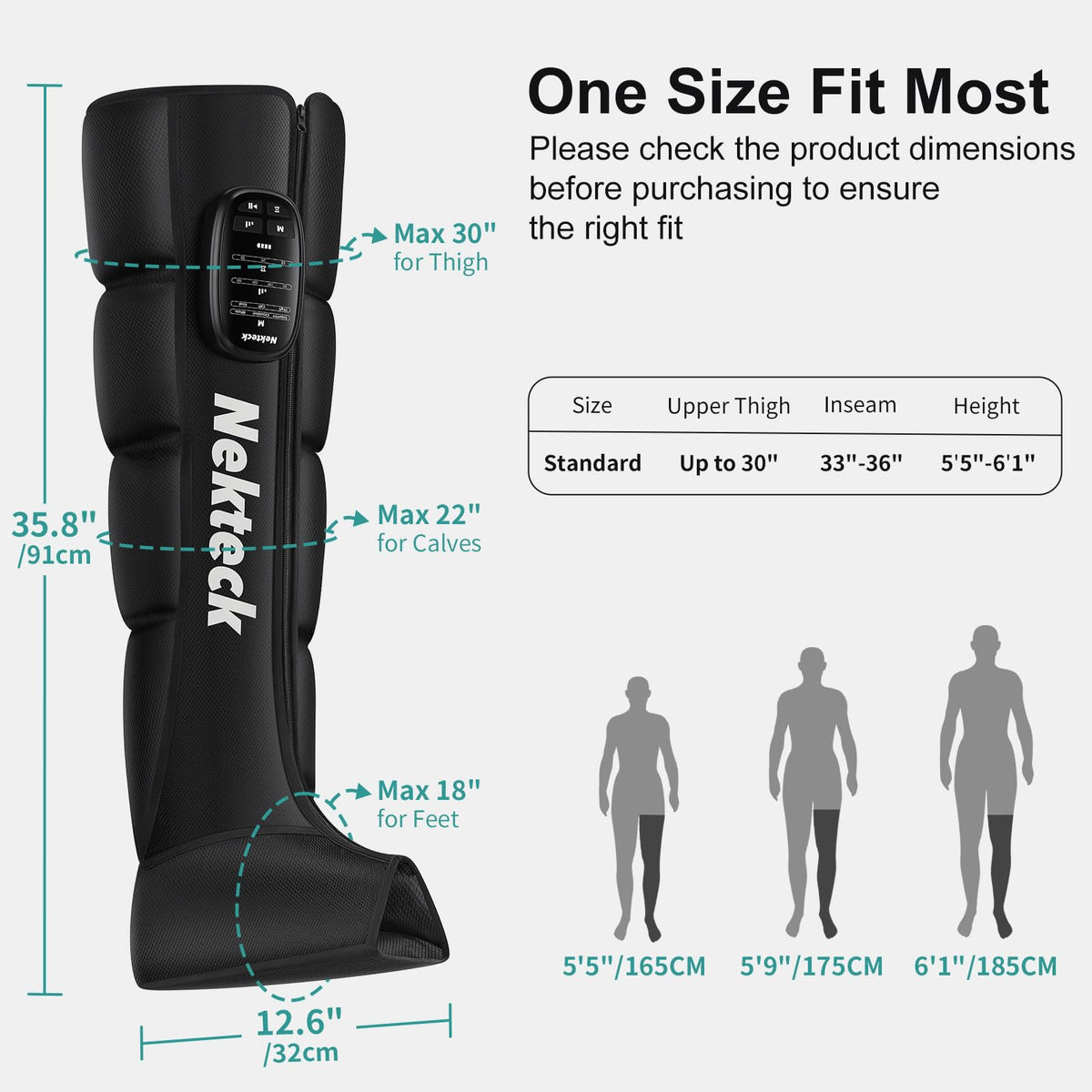 Cordless Leg Compression Massager 2-Pack U894