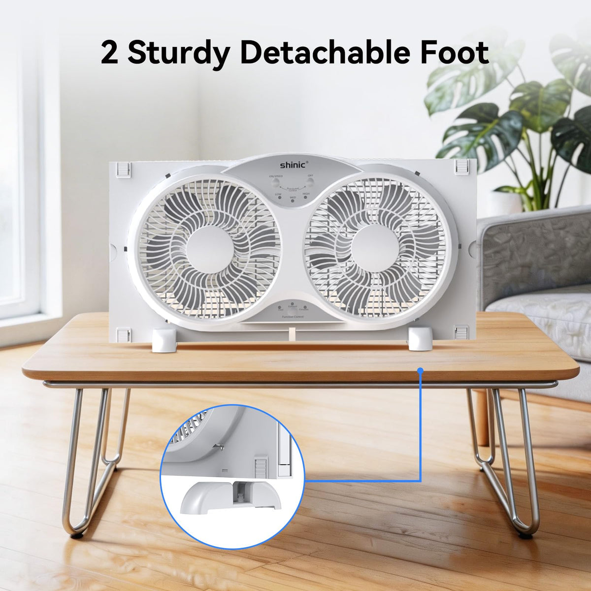 9" Twin Window Fan with Remote Q19740