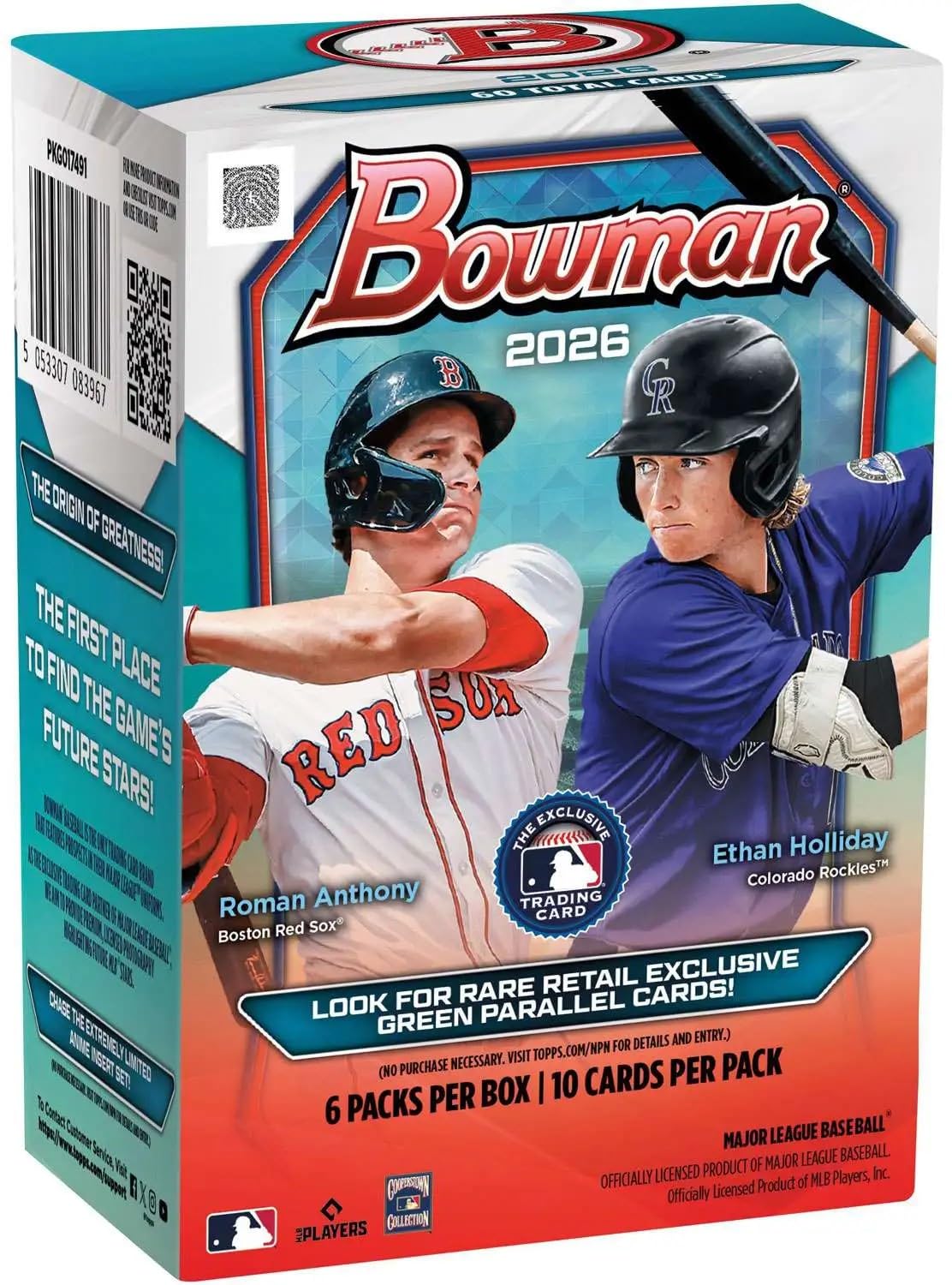 2026 Bowman Baseball Blaster Trading Card Box M23279