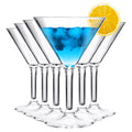 Clear Shatterproof 10oz Martini Glasses Set of 6 Q871