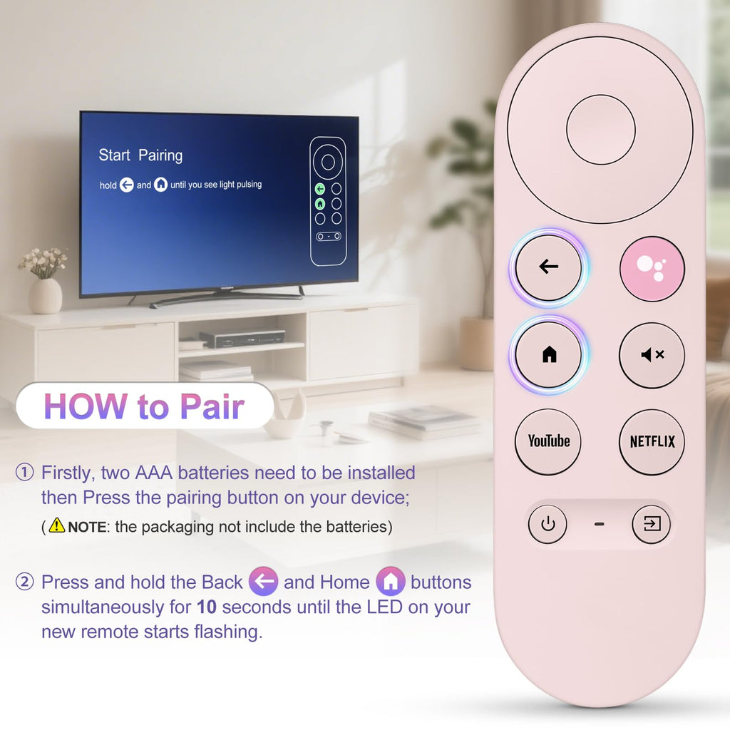 Pink Voice Replacement Remote Control U8788