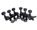 6 Locking Guitar Tuners Black E61613