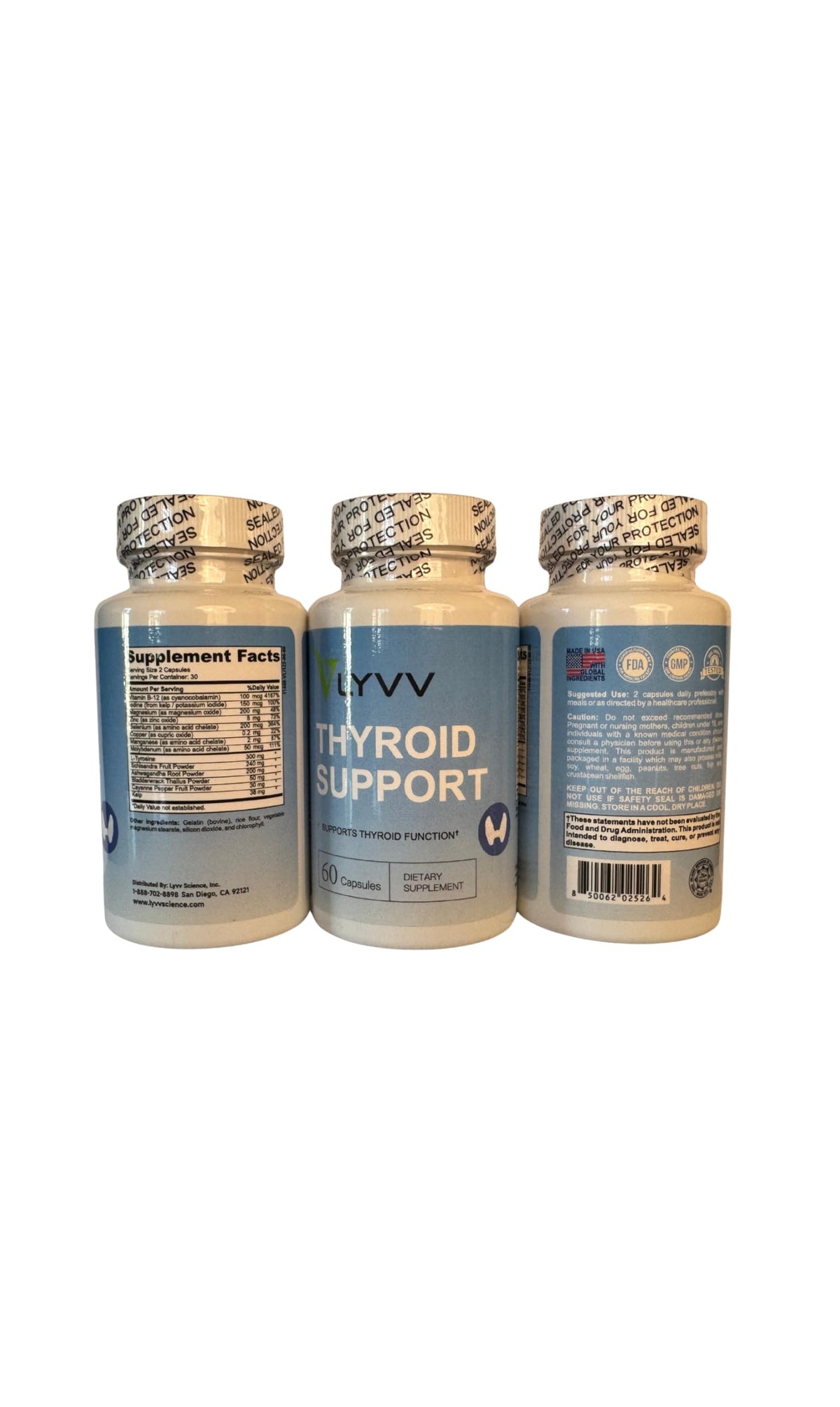 Thyroid Support Supplement Capsules U85392
