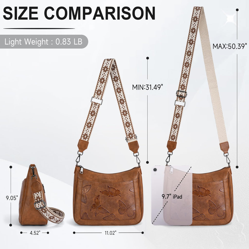 Vegan Leather Crossbody Bag A115