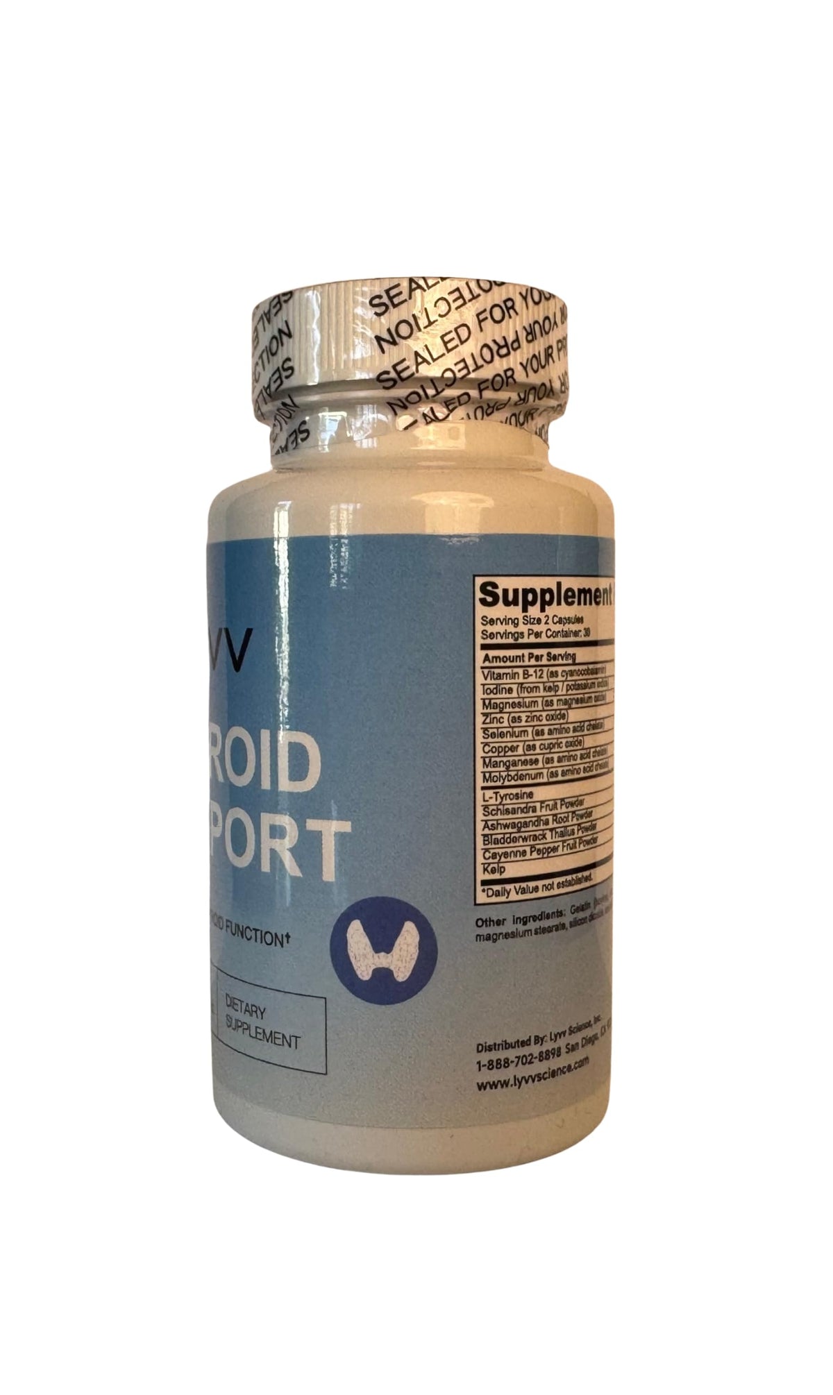 Thyroid Support Supplement Capsules U85392
