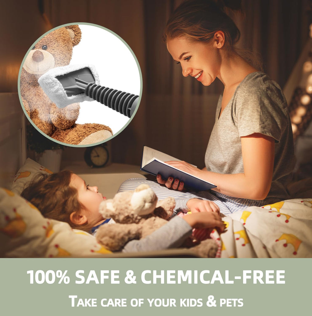 Handheld Pressurized Steam Cleaner with 13 Accessories G584181