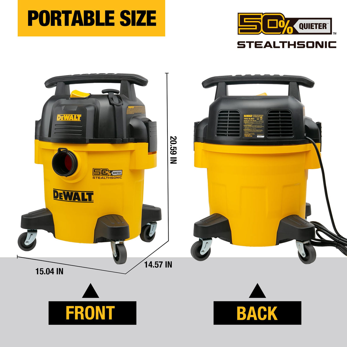 Wet and Dry Shop Vacuum 5 Gal 4 HP A96591