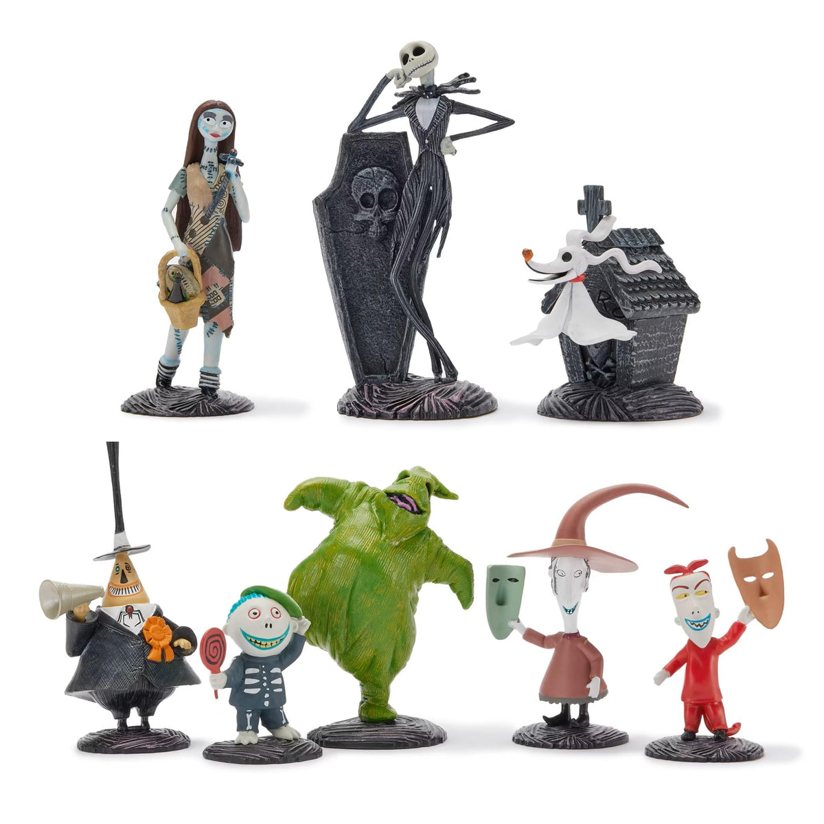 8 Fully Sculpted Figures in Double-Tiered Box with Scenic Backgrounds W9923