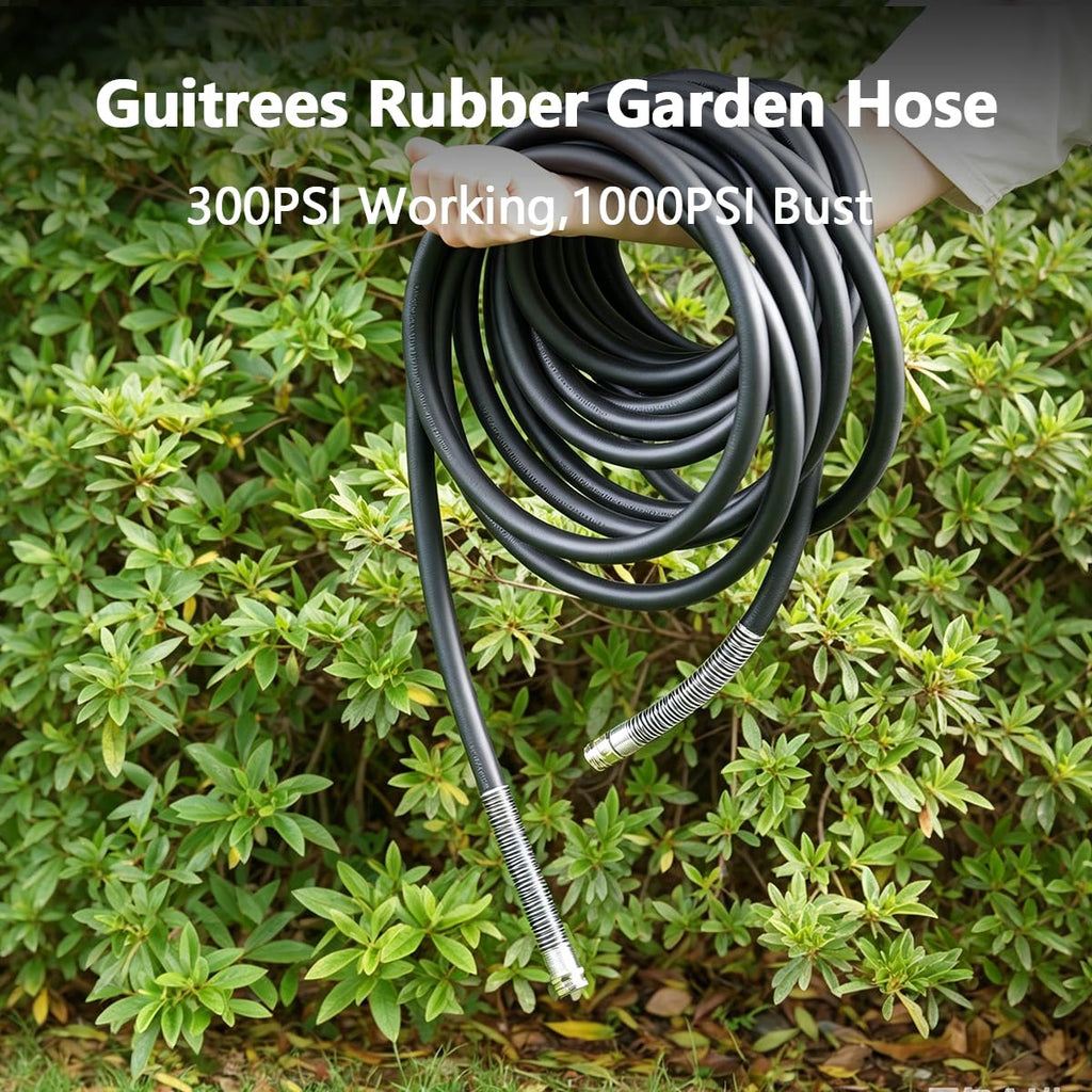 100FT x 3/4" Heavy Duty Rubber Garden Hose V20510