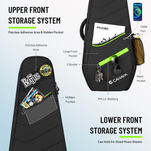 0.47in Thick Padding Electric Guitar Bag S287
