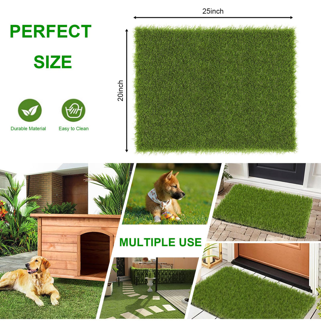 20x25 inches Artificial Grass Pad with Drainage Holes O101