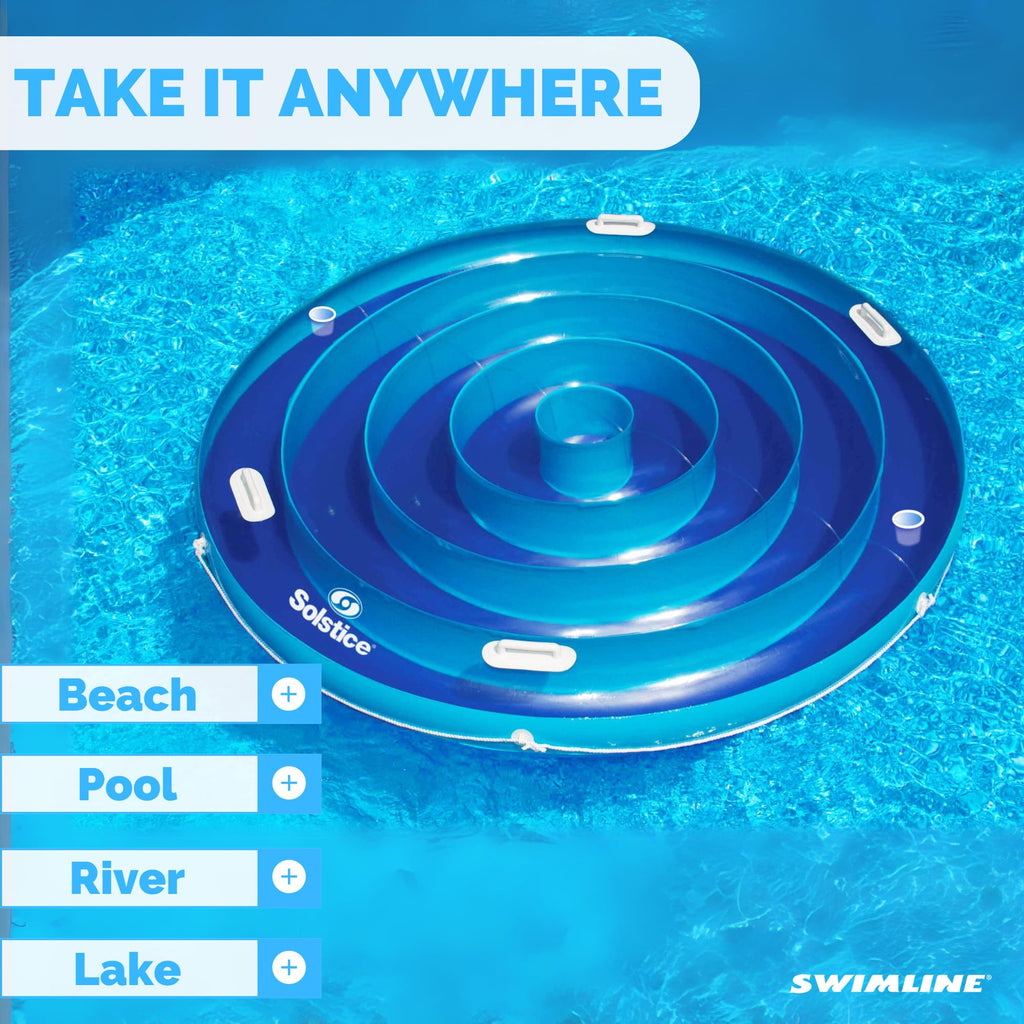 Inflatable Pool Lounger Raft Q9471