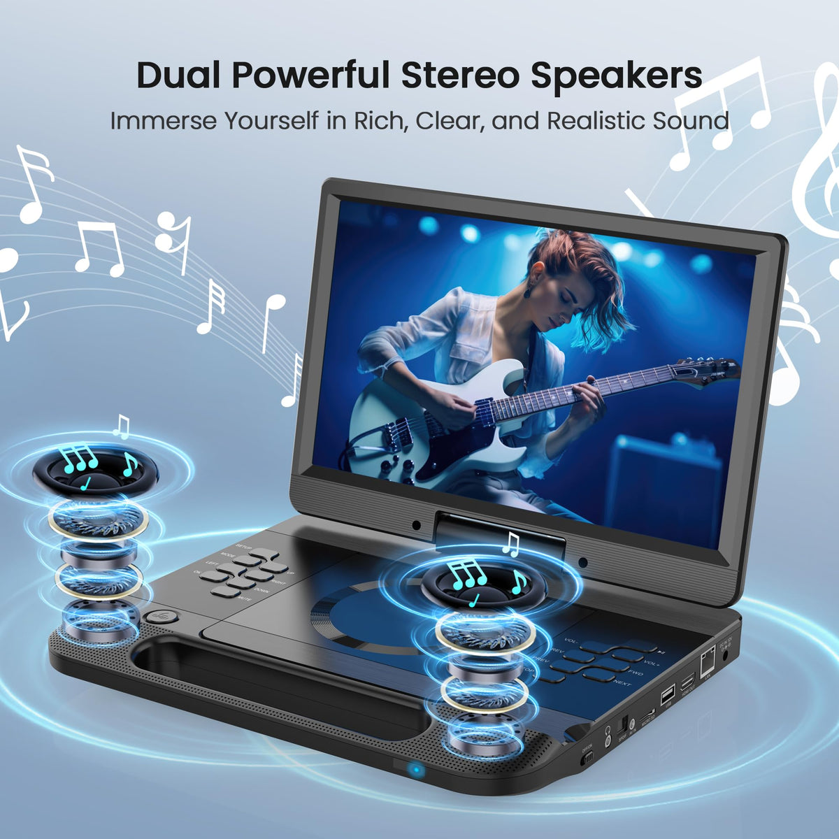 13.3” Portable Blu-ray Player O101