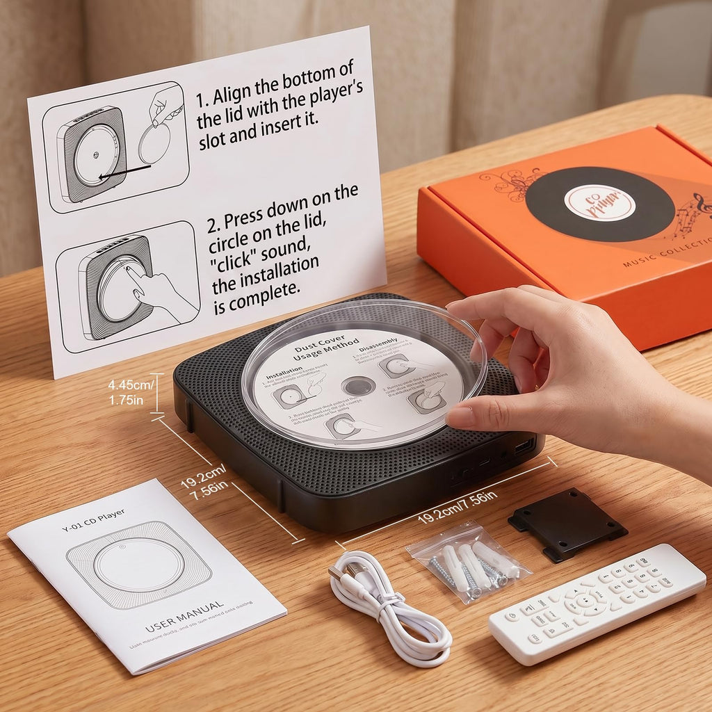 Portable Bluetooth CD Player Q1744