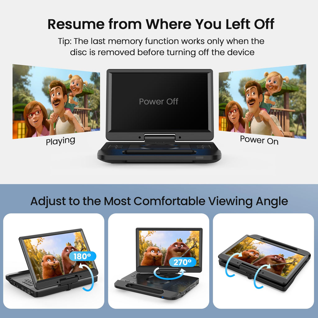 13.3” Portable Blu-ray Player O101