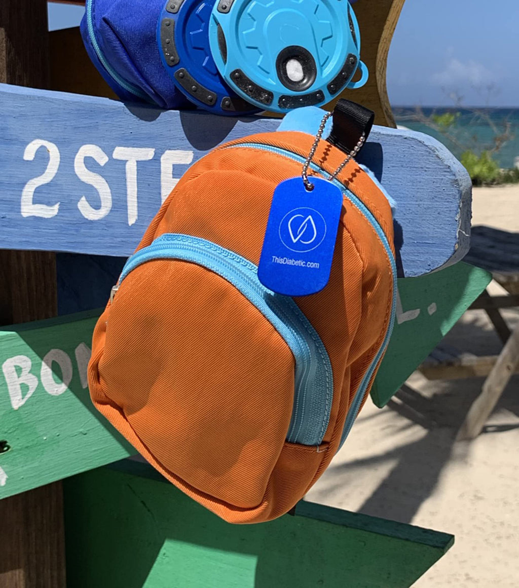 Orange Diabetic Supply Bag C712