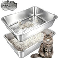 Stainless Steel Sifting Litter Box Z24754
