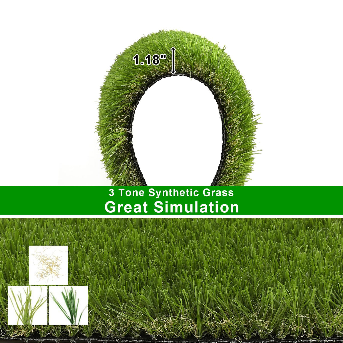 20x25 inches Artificial Grass Pad with Drainage Holes O101