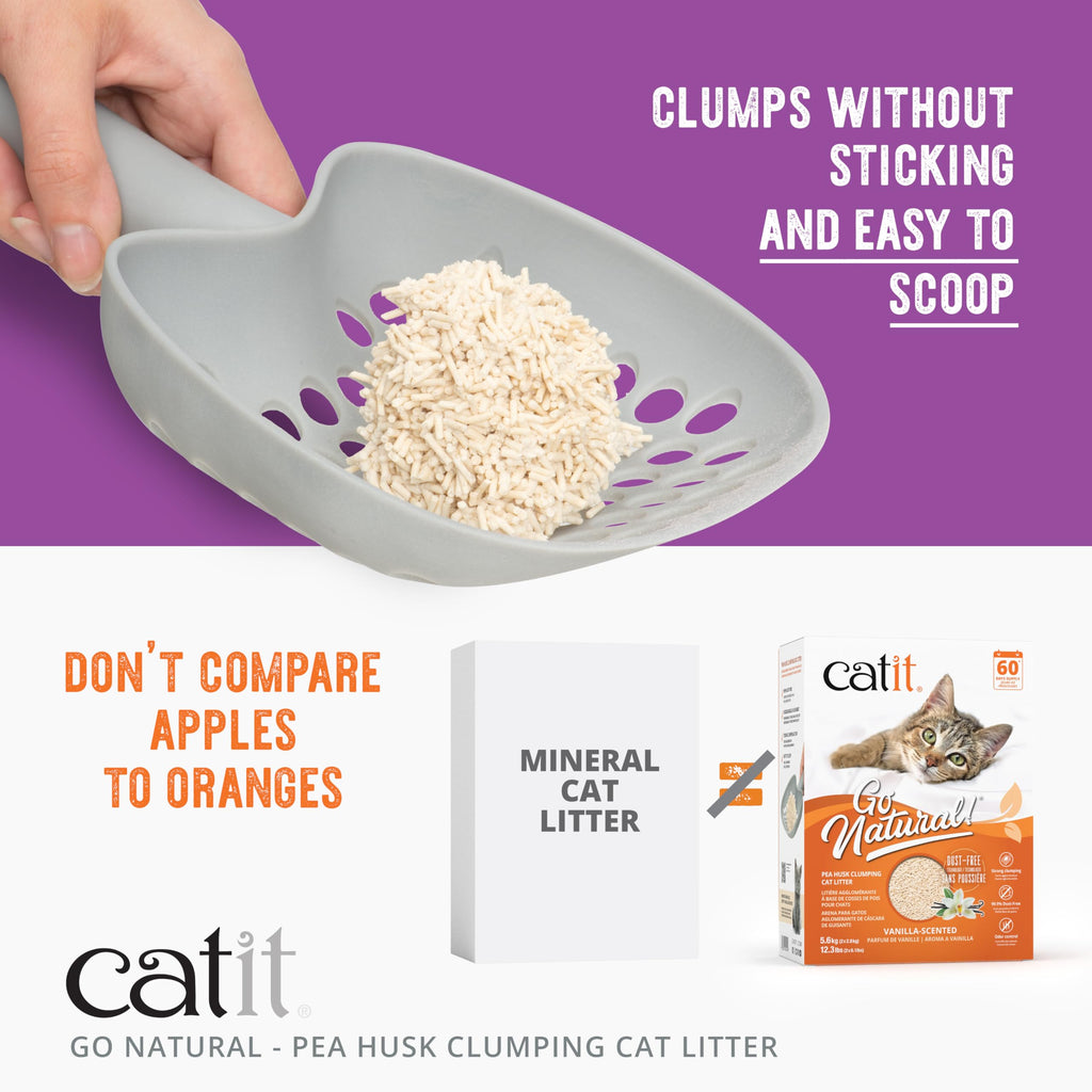 Pea Husk Clumping Cat Litter 12.3 lb Pack of 2 F875