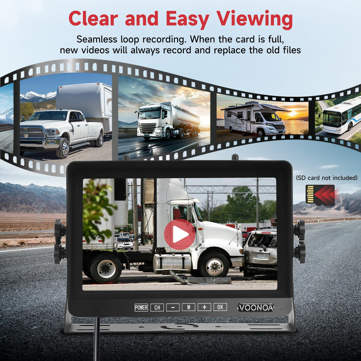 Wireless RV Backup Camera System X21182