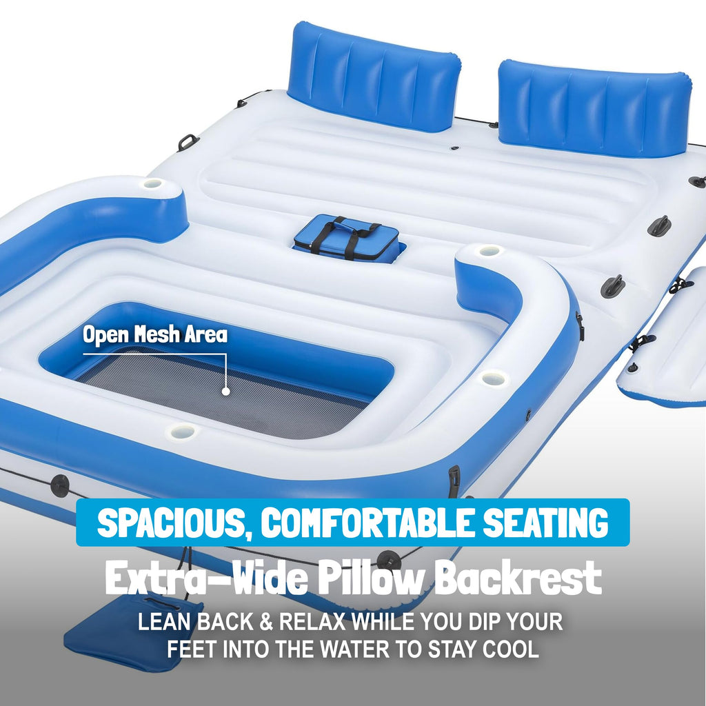 6 Person Inflatable Lake Float H8540