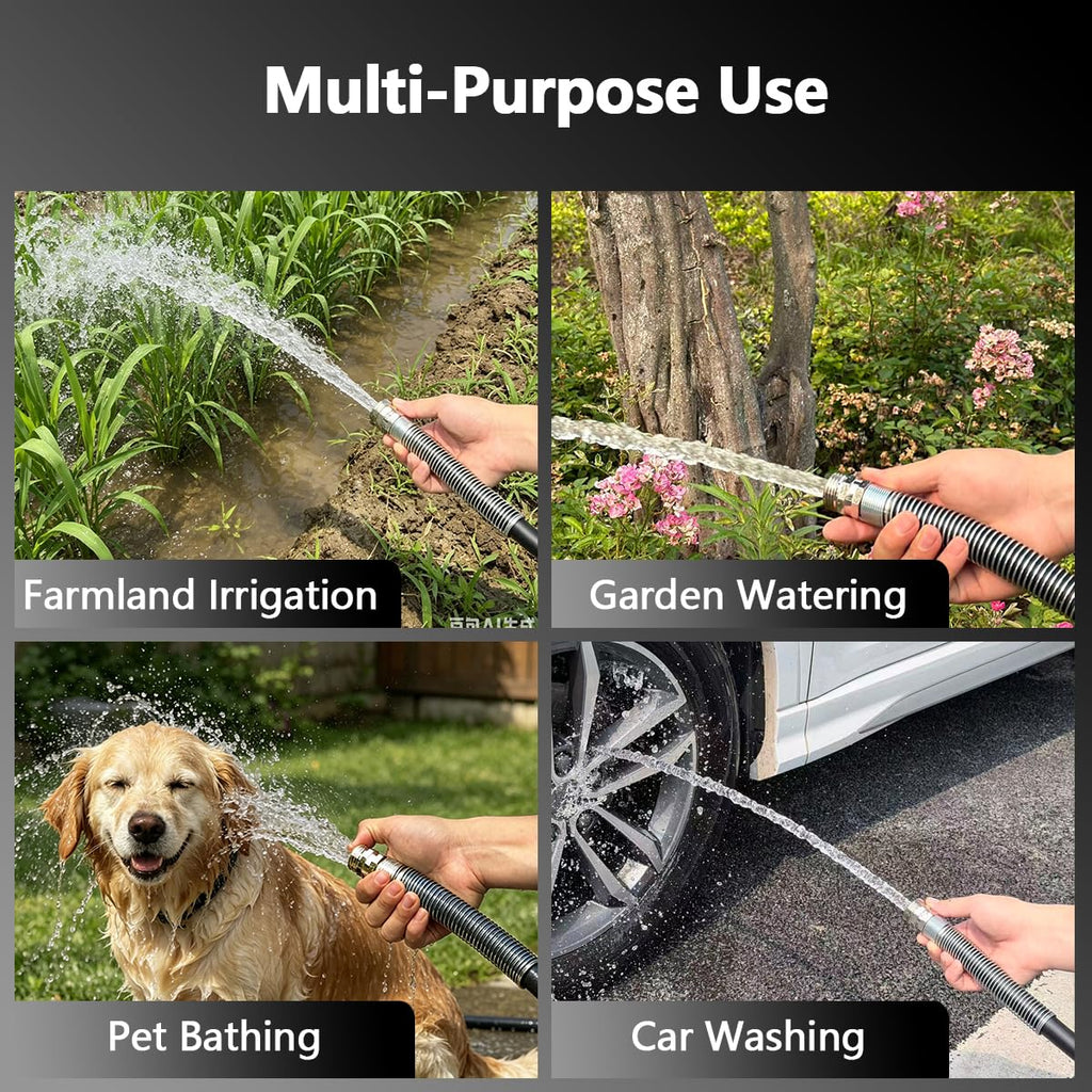 100FT x 3/4" Heavy Duty Rubber Garden Hose V20510