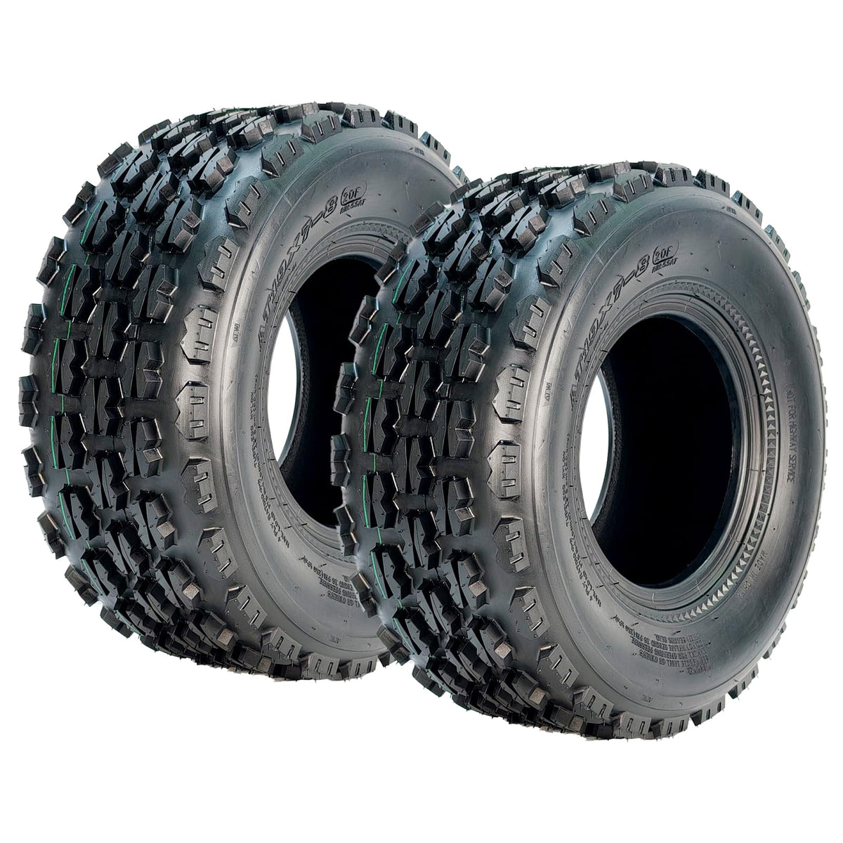 19x7-8 4-Ply Tubeless ATV/UTV Front Tires Set O7433