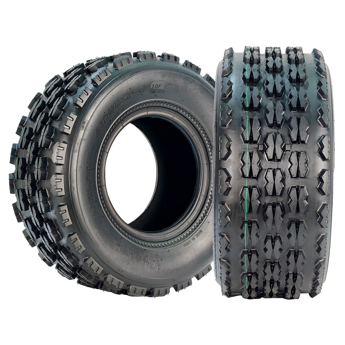 19x7-8 4-Ply Tubeless ATV/UTV Front Tires Set O7433